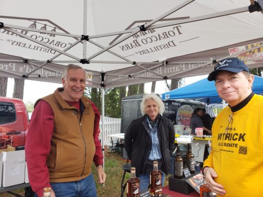 John & Scott Sanders, USN Rear Admiral (Ret.) and Co-owner of Tobacco Barn Distillery.