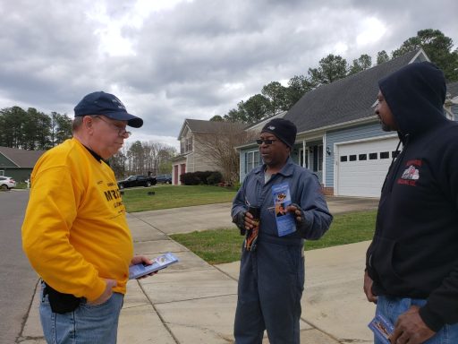 John with Voters in Lexington Park, MD